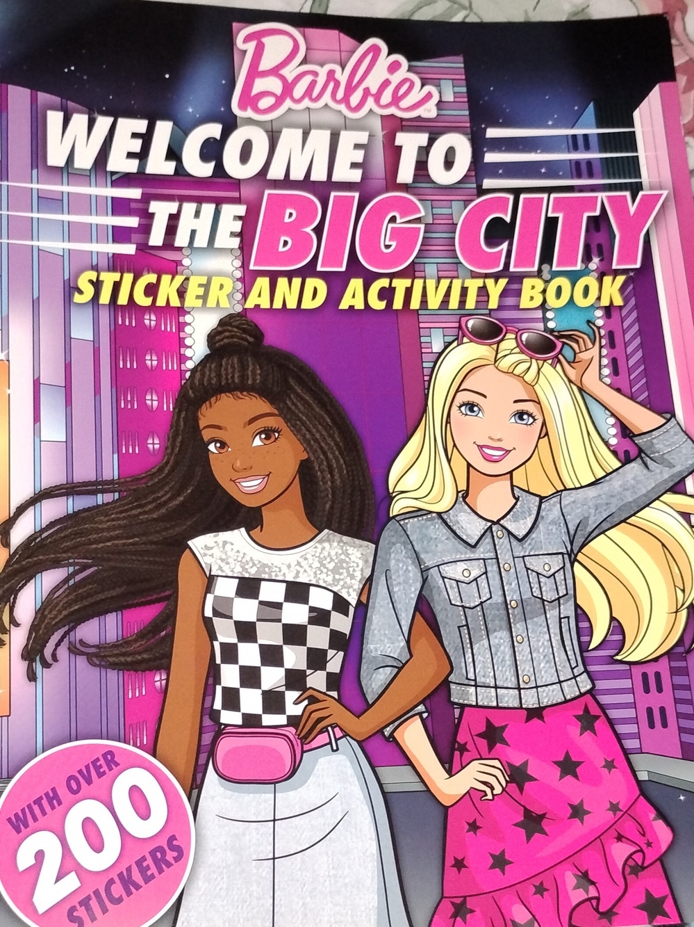 Barbie Welcome to the Big City Sticker and Activity Book - Pink/Purple